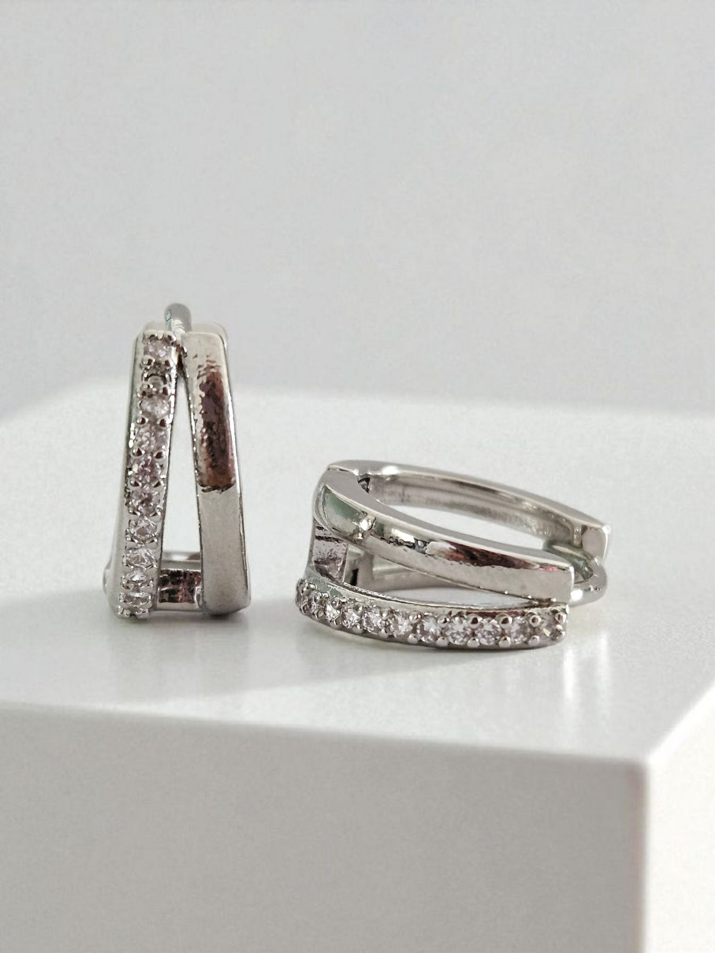 Alexa Earrings Silver