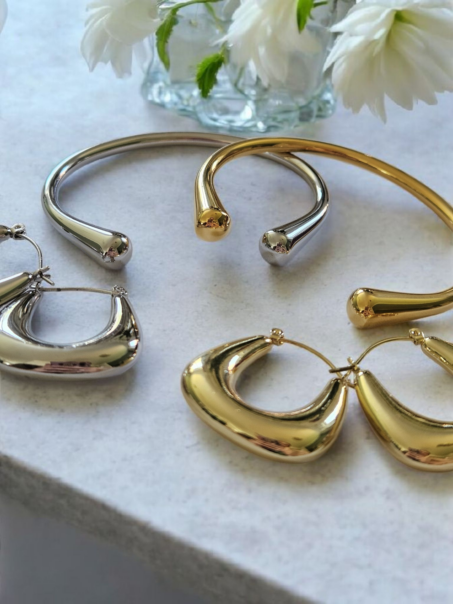 Juno Silver Bangle