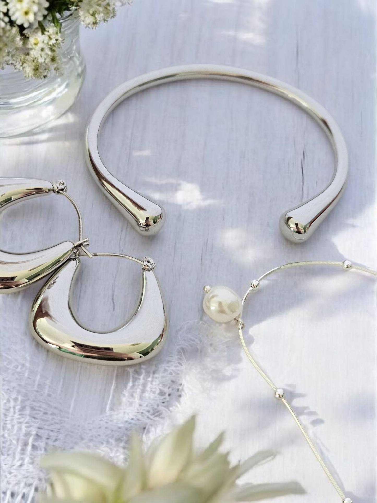 Juno Silver Bangle