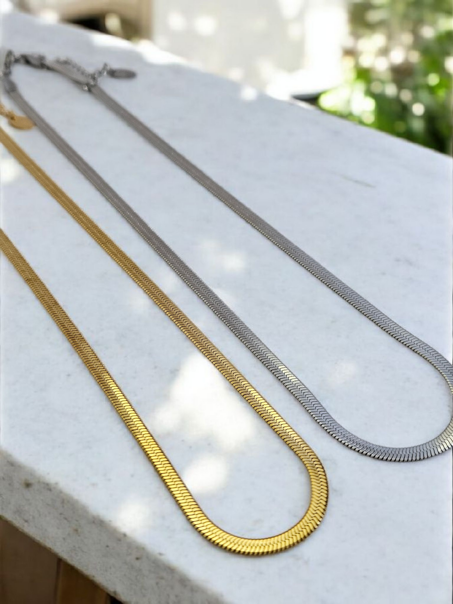 Dahlia Necklace Gold