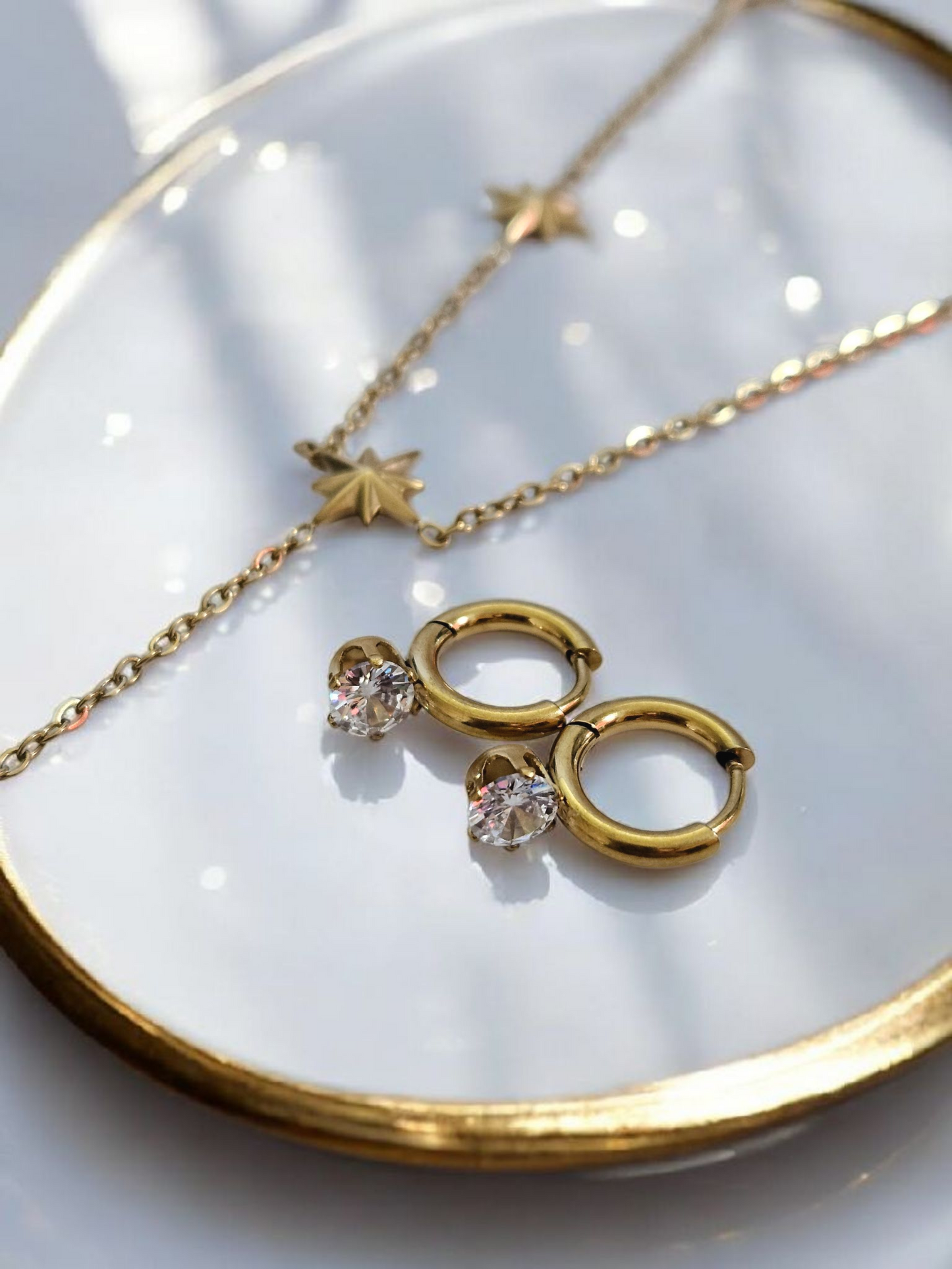 Kira Huggie Earrings