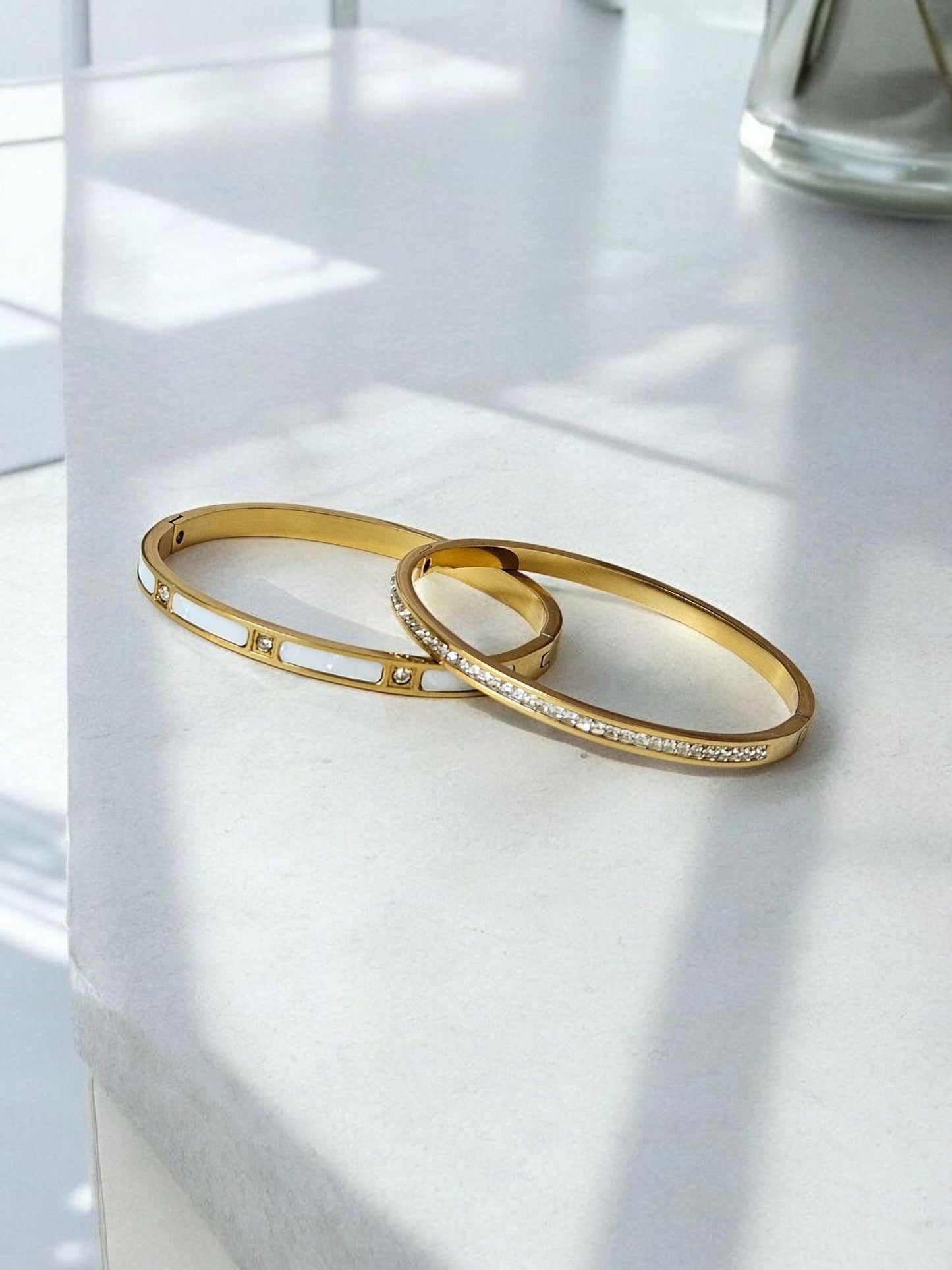 Rhea Gold Bangle