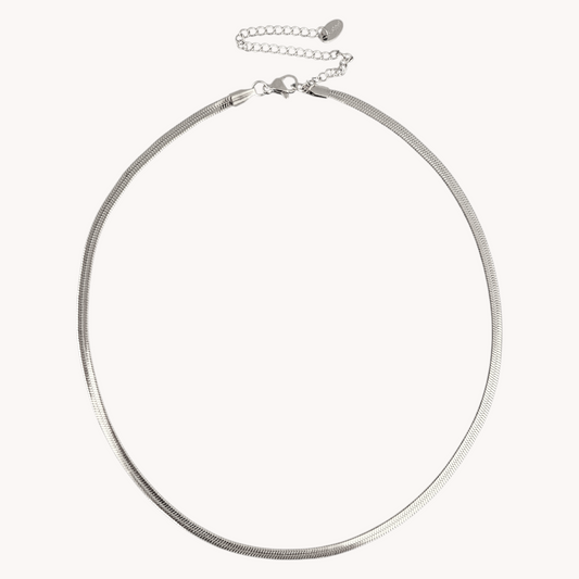 Dahlia Necklace Silver