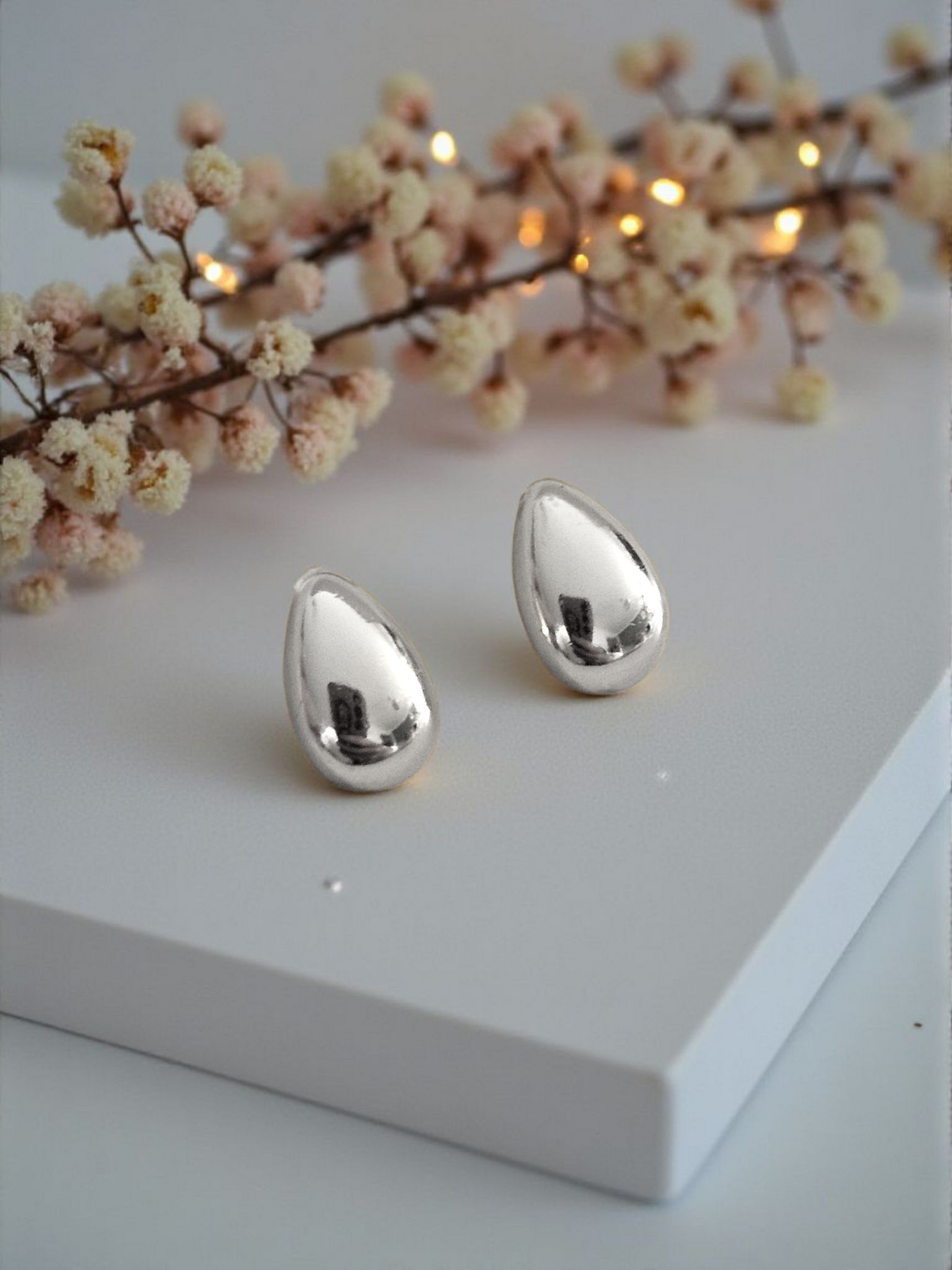 Eliza Studs Silver