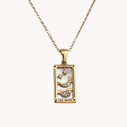 The Moon Tarot Necklace