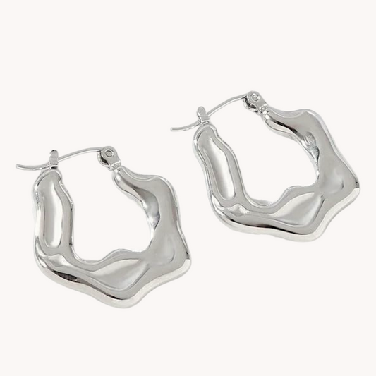 Mira Earrings Silver