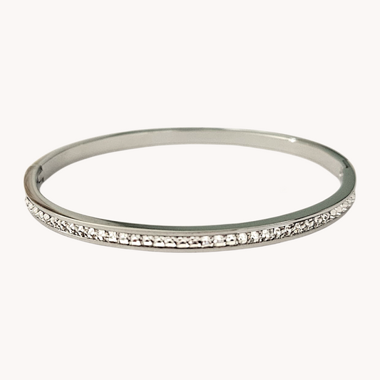 Rhea Silver Bangle
