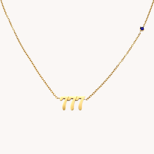 Angel Number 777 Necklace