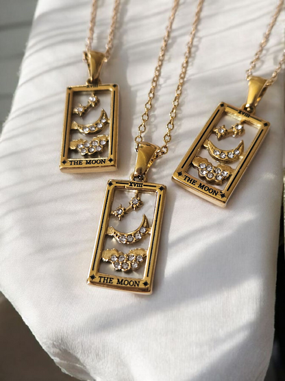 The Moon Tarot Necklace