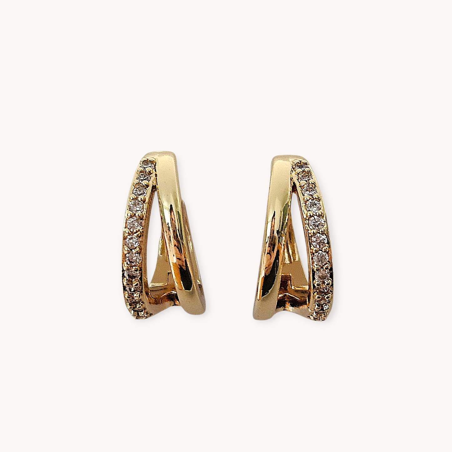 Alexa Earrings Gold